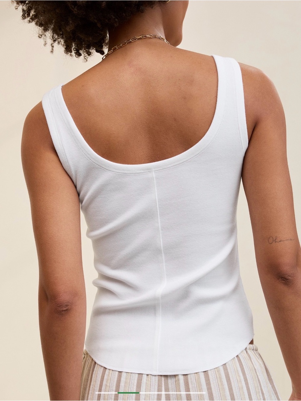 Aerie Ribbed Scoop Neck Tank Top - Picture 2 of 2